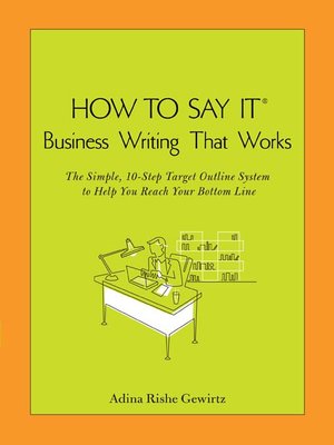 cover image of How to Say It&#174; Business Writing That Works